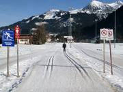Langlaufloipe in Kleinwalsertal