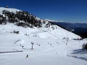 Uitzicht richting Grosseck vanaf de steile tophelling