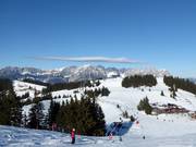 Pistes op de Eiberg voor de Wilde Kaiser