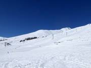 Uitzicht op de moeilijke piste Buera