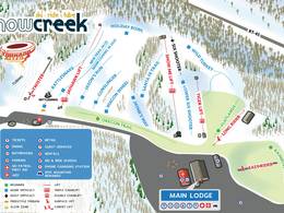 Pistekaart Snow Creek