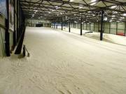 De beginnerspiste is geschikt voor families.