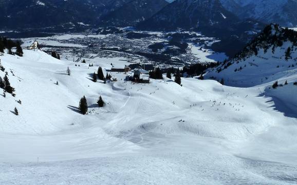 Beste skigebied in de natuurparkregio Reutte – Beoordeling Hahnenkamm – Höfen/Reutte
