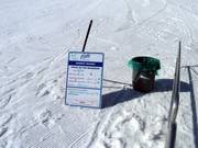 Informatiebord bij de instap