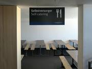 Zelfverzorgingsruimte in het gletsjerrestaurant