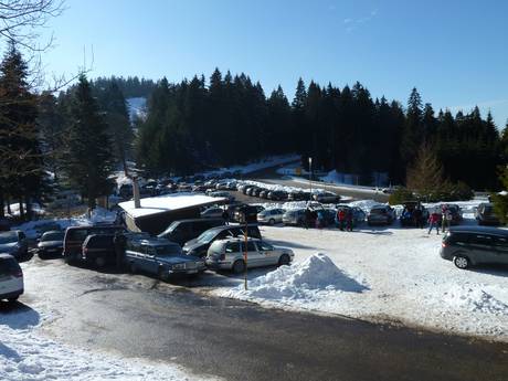 Rastatt: bereikbaarheid van en parkeermogelijkheden bij de skigebieden – Bereikbaarheid, parkeren Hundseck – Bühlertallifte