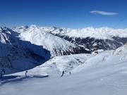Zwarte piste bij de Leppleskofelbahn