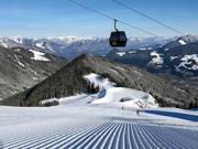 De Spieljochbahn met een perfecte piste