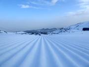 Zeer goede pistepreparatie in het skigebied Sierra Nevada