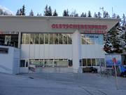 Zeer goed onderhouden dalstation van de Gletscherexpress