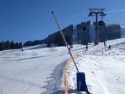 Sneeuwlansen bij de Natrunbahn