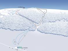 Pistekaart La Corbatière – La Roche-aux-Crocs