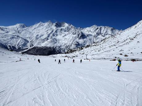 Skigebieden voor beginners in het Saastal – Beginners Hohsaas – Saas-Grund