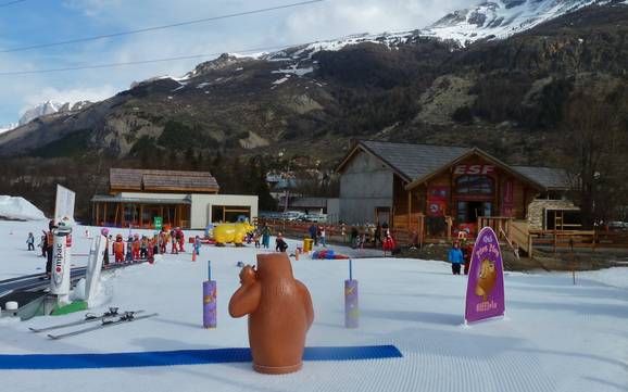 Familieskigebieden Vallée de la Guisane – Gezinnen en kinderen Serre Chevalier – Briançon/Chantemerle/Villeneuve-la-Salle/Le Monêtier-les-Bains