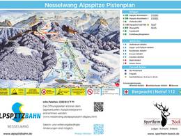 Pistekaart Nesselwang – Alpspitze (Alpspitzbahn)