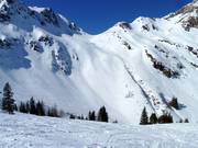 Freeridegebied bij de Zweitausender