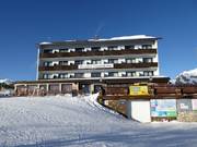 Berghof Tauplitzalm midden in het skigebied