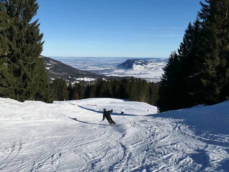 Alpsee-Grünten: Grootte van de skigebieden – Grootte Ofterschwang/Gunzesried – Ofterschwanger Horn