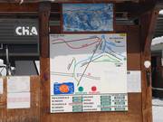 Informatiebord bij het dalstation Chard du Beurre