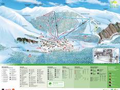 Pistekaart Vall de Núria