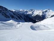 Piste Dureck bij de K2 met een prachtig panorama