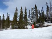 Sneeuwlans in het skigebied Åre