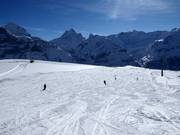 Brede piste bij de Oberjoch