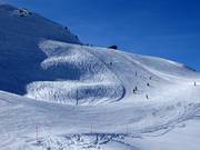 Middelzware pistes op de Gurschenalp