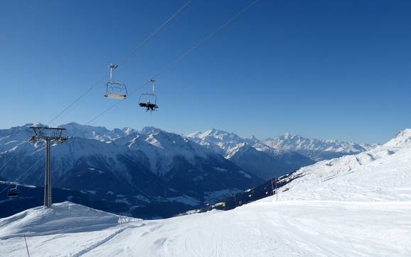 Grootste hoogteverschil in Goms – skigebied Bellwald