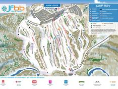 Pistekaart Jack Frost Mountain