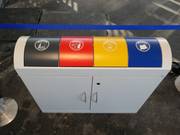 Afvalscheiding in het skigebied