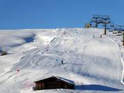 Wedstrijdpiste bij de stoeltjeslift Bamby