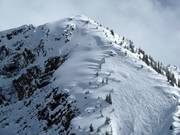 Uitzicht op de Terminator Peak