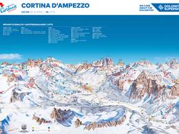 Pistekaart Cortina d'Ampezzo