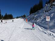 Beginnersgebied bij het middenstation