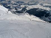 Moeilijke afdaling vanaf de Vallon