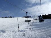 Lanzenbesneeuwing in het skigebied Killington