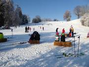 Pauze bij Monte Kienader