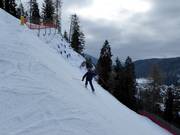 Zeer steile piste Spinale Direttissima