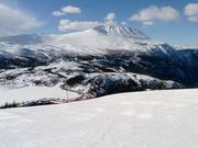 Start van de afdaling Kofferten