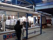 De skiverhuur in de skihal