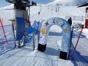 Kindertoegang in het skigebied Riksgränsen