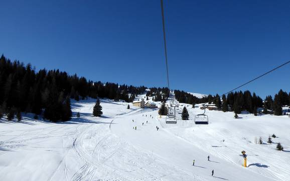 Hoogste dalstation op de Alpe Cimbra – skigebied Folgaria/Fiorentini