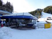 Meriz-La Selletta - 4-persoons hogesnelheidsstoeltjeslift (koppelbaar) met kap