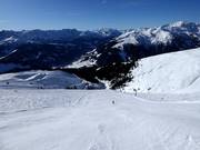 Moeilijke piste bij de Falschbachbahn
