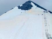 Vlakke piste Geister 1 voor de eerste bochten