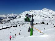 Sneeuwzekerheid is niet alleen gegarandeerd dankzij de goed ontwikkelde besneeuwingsinstallaties!