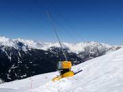 Sneeuwkanonnen in Bormio
