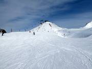 Start van de piste Belvedere