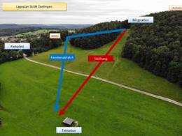 Pistekaart Dottingen (Münsingen)
